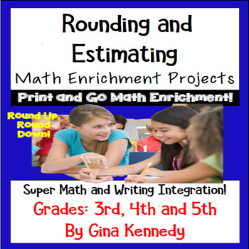 Preview of Rounding Projects, Fun, Creative and Fun Estimating Enrichment!