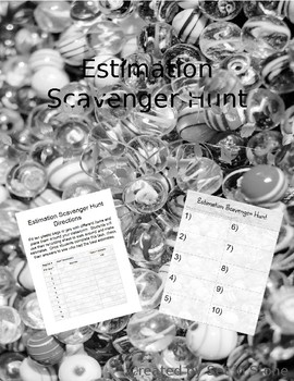 Preview of Estimation Scavenger Hunt