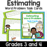 Estimation Word Problem Task Cards for 3rd, 4th, 5th, and 