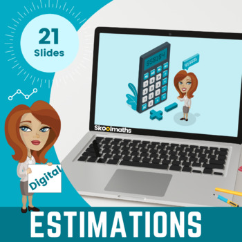 Preview of Estimation Worksheets with Interactive Questions Grades 4-5