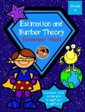 Estimation and Number Theory Scavenger Hunt - Math in Focus, 4th Grade (Ch. 2)