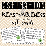 Estimation Word Problem Task Cards