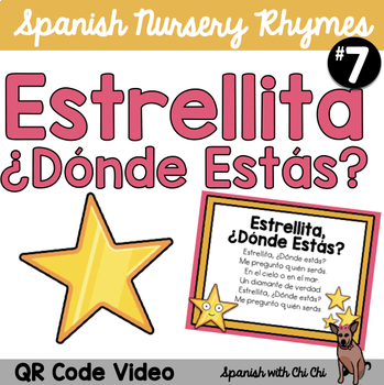 Preview of Estrellita ¿Dónde estás? Cancion Infantil Spanish Nursery Rhyme Song