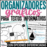 Textos informativos organizadores | Spanish Non Fiction Or