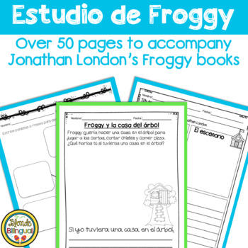 Preview of Estudio de Froggy Book Companions in Spanish