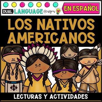 Preview of Estudio de los nativos americanos (Native American Study Grades 3-5 Spanish)