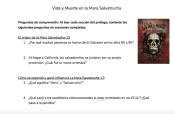Preview of Estudio de novela: Vida y Muerte en la Mara Salvatrucha