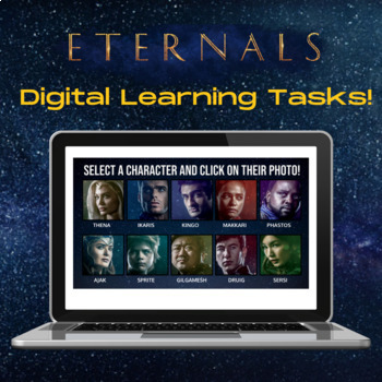 Preview of Eternals Inspired Digital Activity Pack!