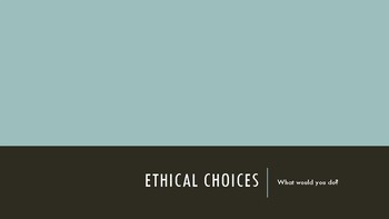 Preview of Ethical Choices Using To Kill a Mockingbird
