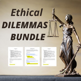 ETHICAL DILEMMAS LESSON & PROJECT BUNDLE | Law & Ethics