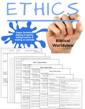 Preview of Ethical Essays from a Biblical Worldview bundle