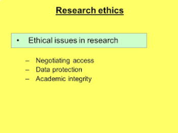 Preview of Research: Ethical Issues In Research With Children