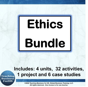 Preview of Ethics Bundle - Business and Personal Ethics