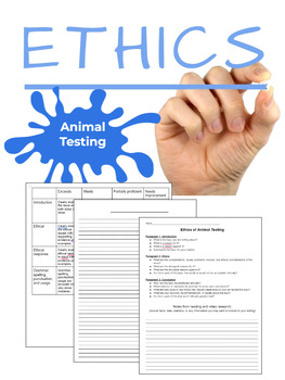 Preview of Ethics Essay: Testing on Animals