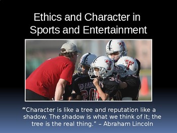 Preview of Ethics and Character in Sports & Entertainment