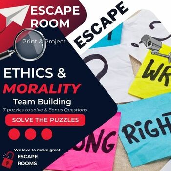 Preview of Ethics and Morality Escape Room | Philosophy & Religion