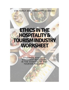 Preview of Ethics in the Hospitality and Tourism Industry Worksheet