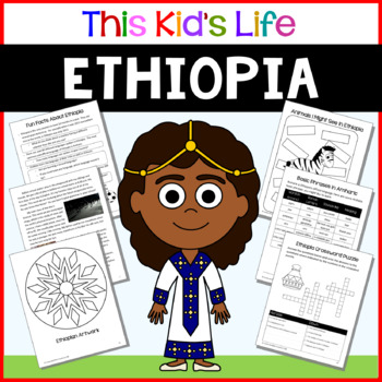 Preview of Ethiopia Country Study: Reading & Writing + Google Slides/PPT Distance Learning