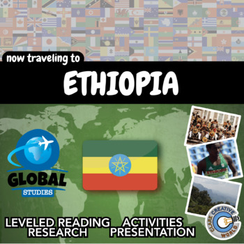 Preview of Ethiopia - Global Studies - Leveled Reading, Slides & Digital INB
