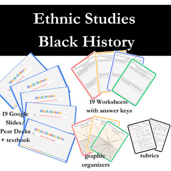 Preview of Ethnic Studies - Black History