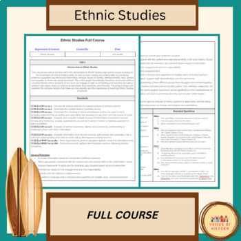 Preview of Ethnic Studies FULL COURSE