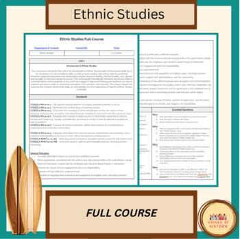 Preview of Ethnic Studies FULL COURSE BUNDLE