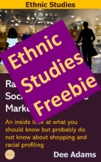 Ethnic Studies Freebie: Racial Profiling & Social Justice 