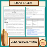 Ethnic Studies Unit 3: Power and Privilege