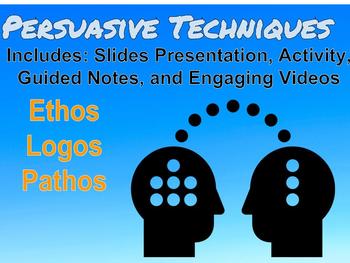Preview of Ethos, Pathos, and Logos Rhetoric (Types of Arguments) Fun Activity w/ videos