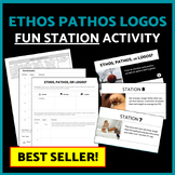 Ethos Pathos Logos Fun Activities: STATIONS, Ethos Pathos 