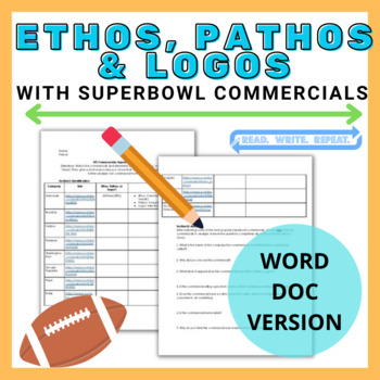 Download Free Ethos Pathos Logos Practice Worksheets Teaching Resources Tpt PSD Mockup Template