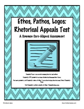 Preview of Ethos Pathos Logos Rhetorical Appeals Test