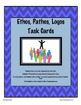 Preview of Ethos Pathos Logos Task Cards