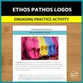 Ethos Pathos Logos Worksheet, Ethos Pathos Logos Fun Activ