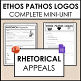 Ethos Pathos Logos in Advertising Mini-Unit Mega Bundle
