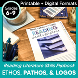 Ethos, Pathos, and Logos Flipbook & Graphic Organizer Acti