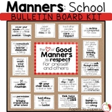 Manners Bulletin Board Kit (School)