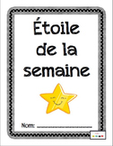 Étoile de la semaine/French Immersion Star Student Project