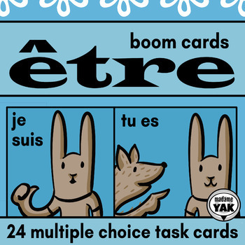 Preview of French BOOM Cards Être