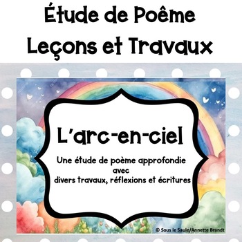 Preview of Étude de Poème FRENCH Poetry study Critical Thinking