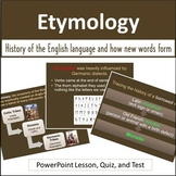 Etymology: History of the English Language and Word Formation