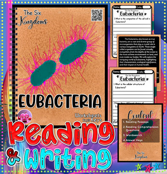 Preview of Eubacteria | The Six Kingdoms | Reading Comprehension + Keys