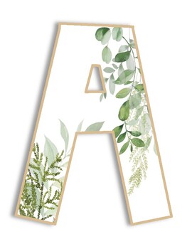 Preview of Eucalyptus Bulletin Board Letters