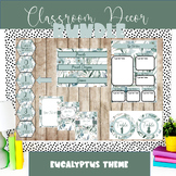 Eucalyptus Calm Classroom Decor Bundle Editable