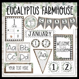 Farmhouse Eucalyptus Classroom Decor Bundle