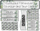 Eucalyptus Farmhouse Schedule and Time Cards