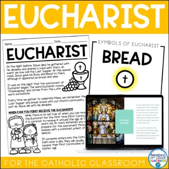 Preview of Eucharist & First Communion Activities | Catholic
