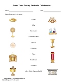Eucharist Mass Items Worksheet