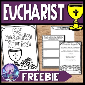 Preview of Sacrament of Eucharist / First Communion FREEBIE