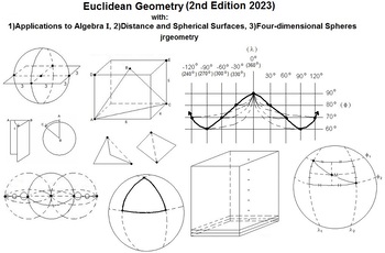 Preview of Euclidean Geometry with: 1)Algebra I, 2)Distance & Spheres, 3)4-D Spheres